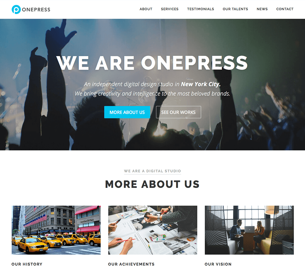 OnePress WordPress Theme